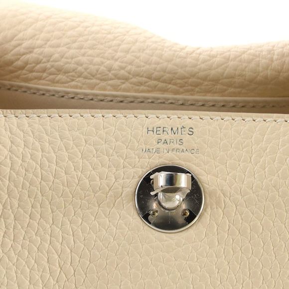 Hermes Lindy Bag Clemence Mini Neutral - Picture 7 of 8